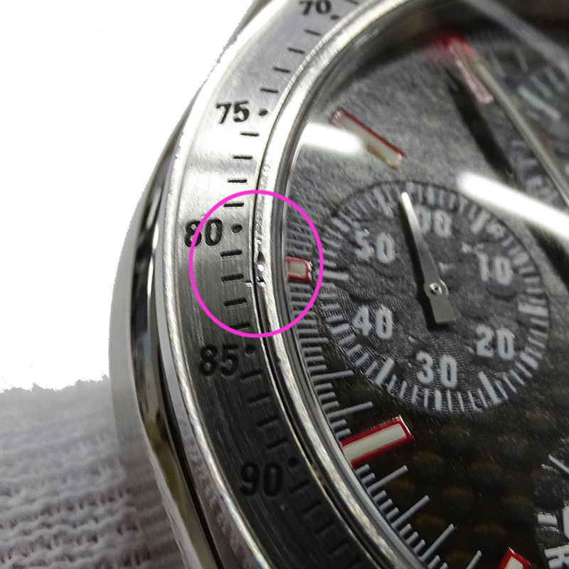 歐米茄超霸系列賽車腕錶 3519.50 男士腕錶,邁克爾·舒馬赫簽名款,限量發行 11,111 枚,自動上鍊,精鋼錶殼,銀/黑色,拋光處理-11