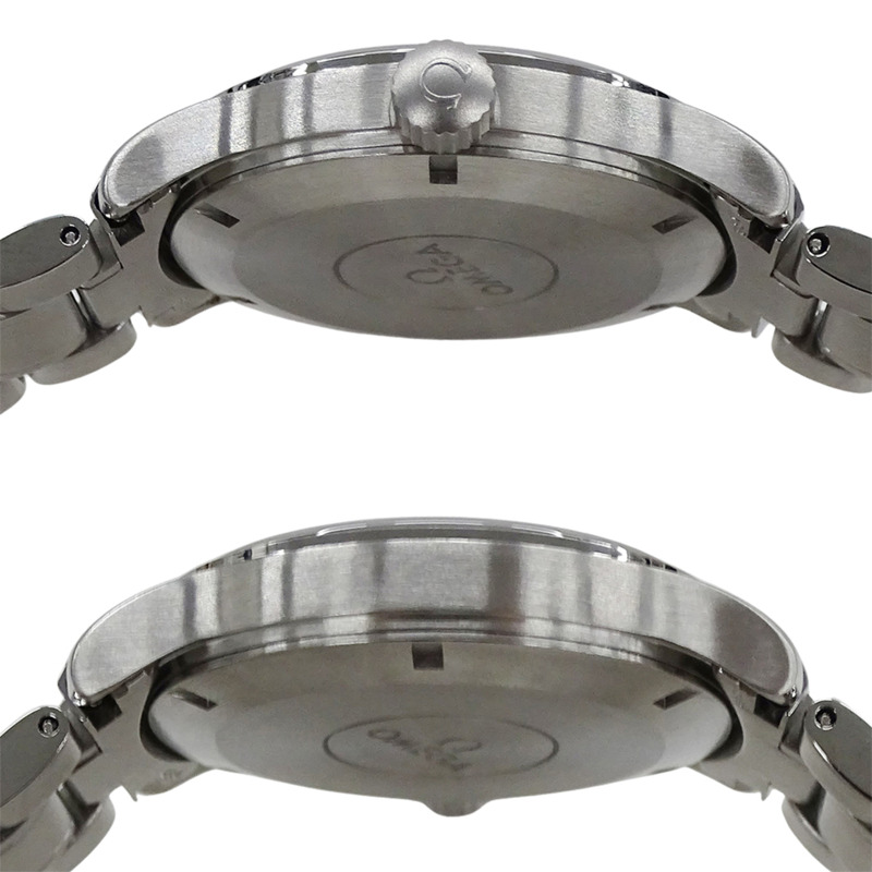 歐米茄經典款 5203.50 男士腕錶，附日期顯示，自動機械，不鏽鋼錶殼，銀/黑，拋光處理-2