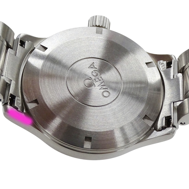 歐米茄經典款 5203.50 男士腕錶，附日期顯示，自動機械，不鏽鋼錶殼，銀/黑，拋光處理-8