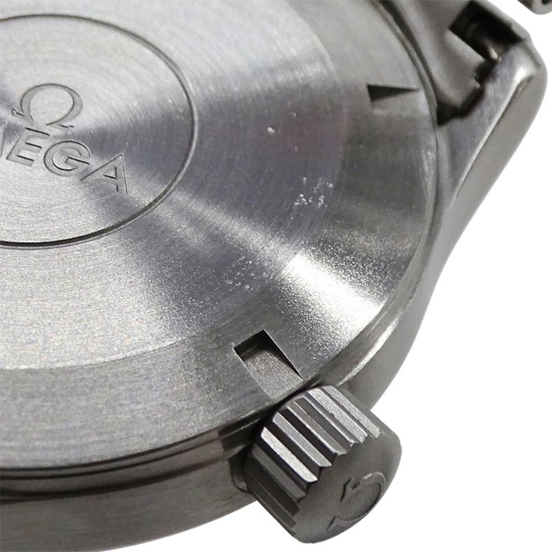 歐米茄經典款 5203.50 男士腕錶，附日期顯示，自動機械，不鏽鋼錶殼，銀/黑，拋光處理-9