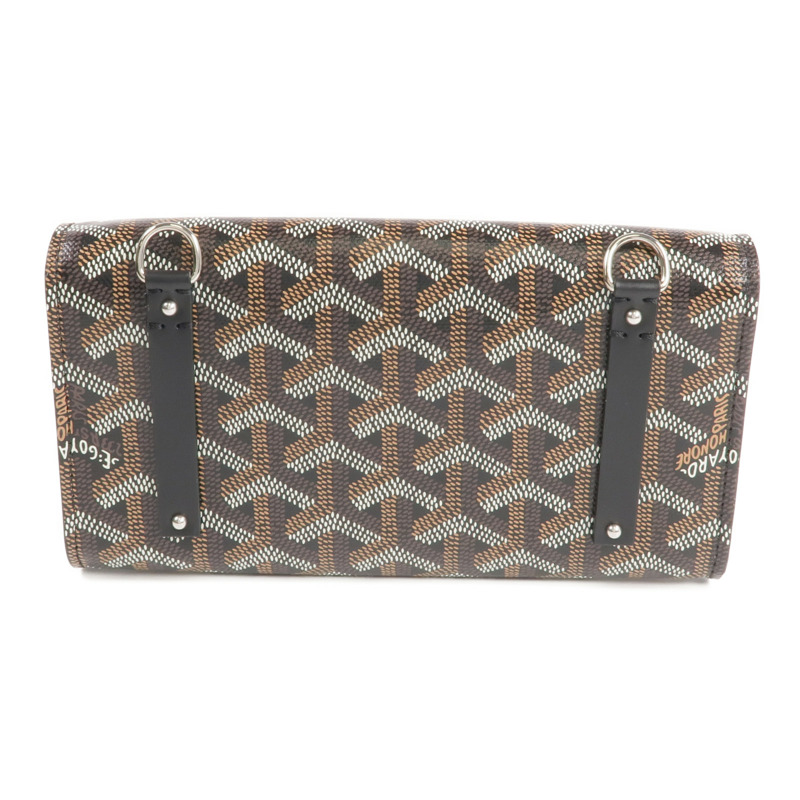 GOYARD 塗層帆布Monte Carlo Mini Case Pouch銀扣手拿包-2