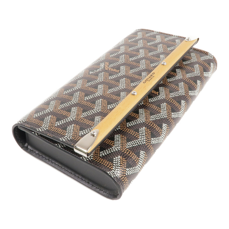 GOYARD 塗層帆布Monte Carlo Mini Case Pouch銀扣手拿包-3