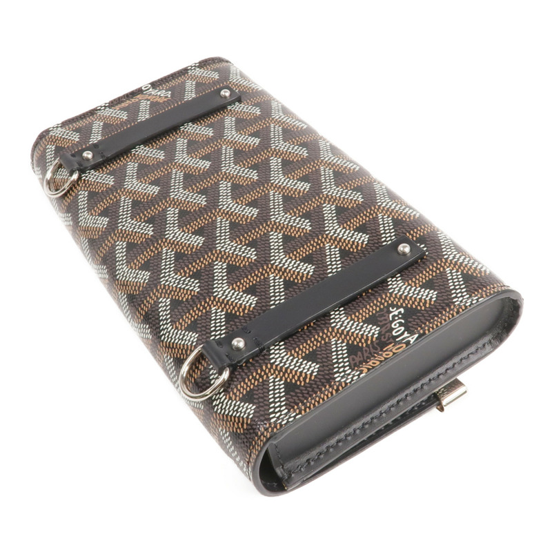 GOYARD 塗層帆布Monte Carlo Mini Case Pouch銀扣手拿包-4
