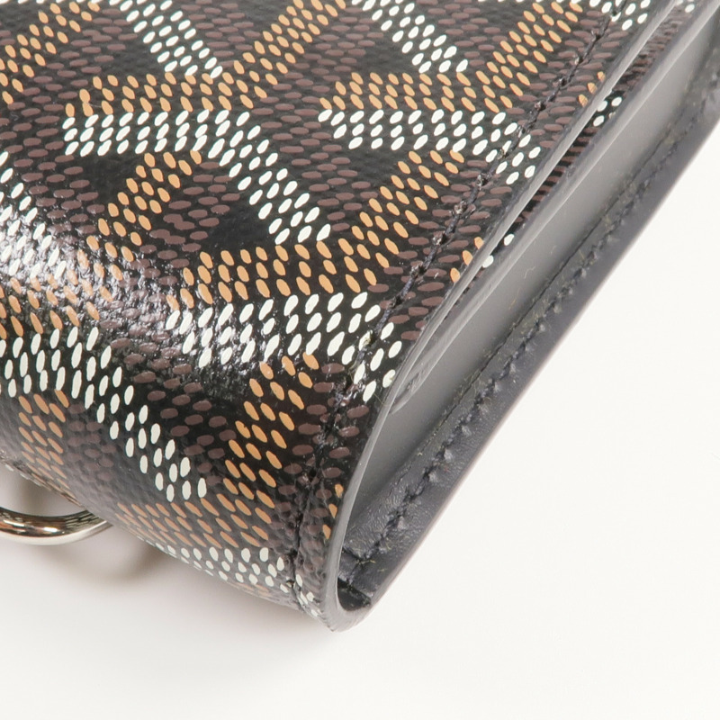 GOYARD 塗層帆布Monte Carlo Mini Case Pouch銀扣手拿包-13