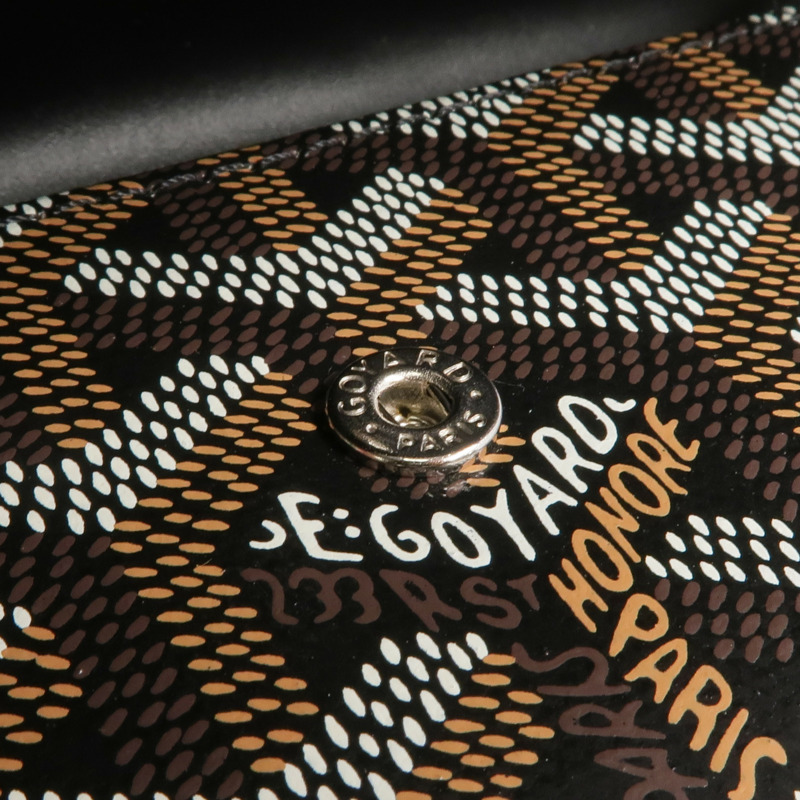 GOYARD 塗層帆布Monte Carlo Mini Case Pouch銀扣手拿包-14