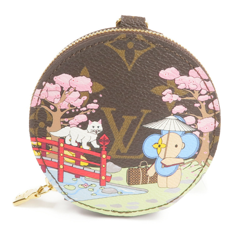 LOUIS VUITTON Monogram Coin Case金扣零錢包-0