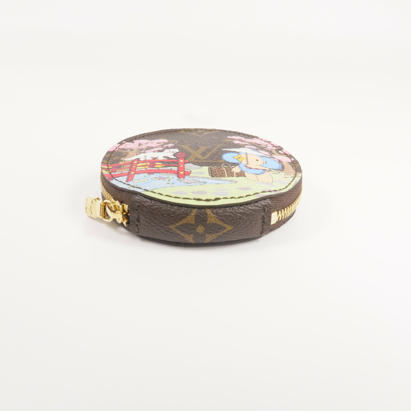 LOUIS VUITTON Monogram Coin Case金扣零錢包-7