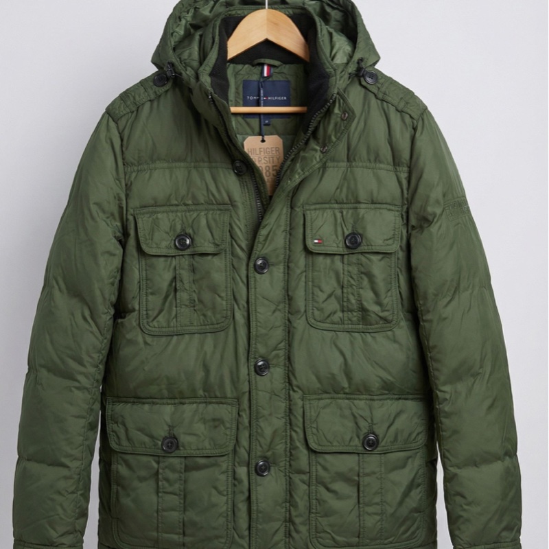 tommy 外套羽絨-男-XXL -只有ㄧ件-0