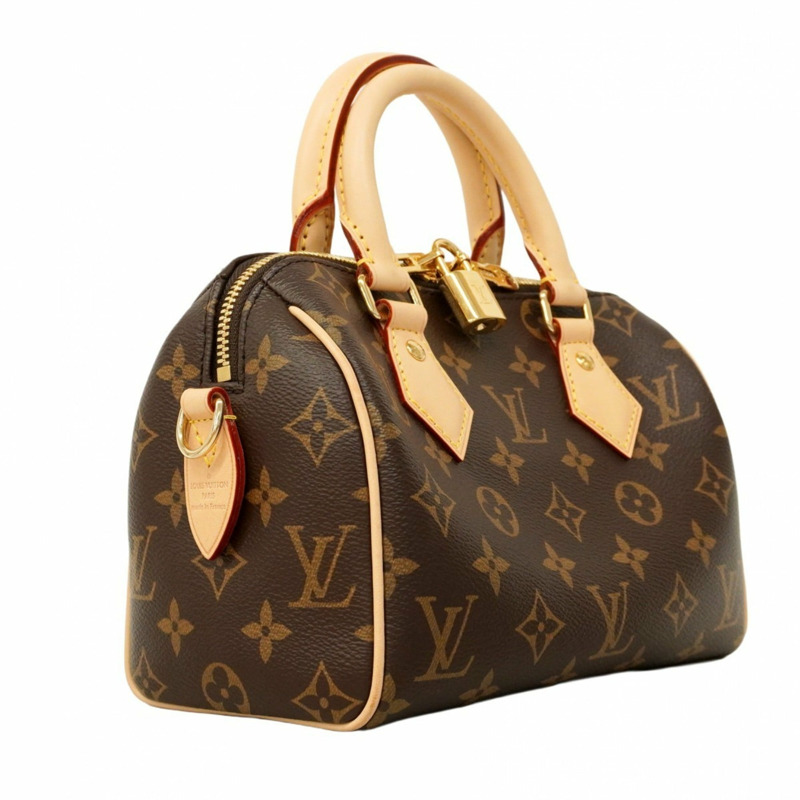 路易威登 Monogram Speedy Bandouliere 20 手提包 M46222 棕色女士兩用包-1