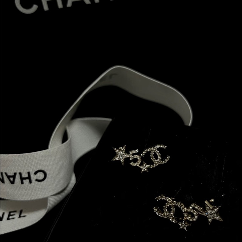 Chanel 香奈兒 星星5號耳環 耳針 耳扣-2