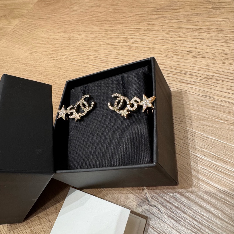 Chanel 香奈兒 星星5號耳環 耳針 耳扣-7