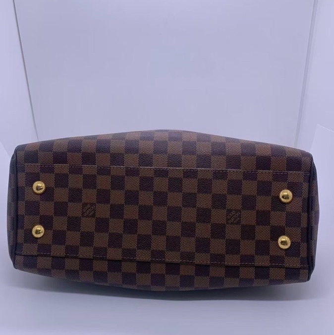 二手LV/路易威登棋盤格Trevi葫蘆包 經典棕色棋盤格配色，包有輕微異味，具體使用痕跡看圖-6
