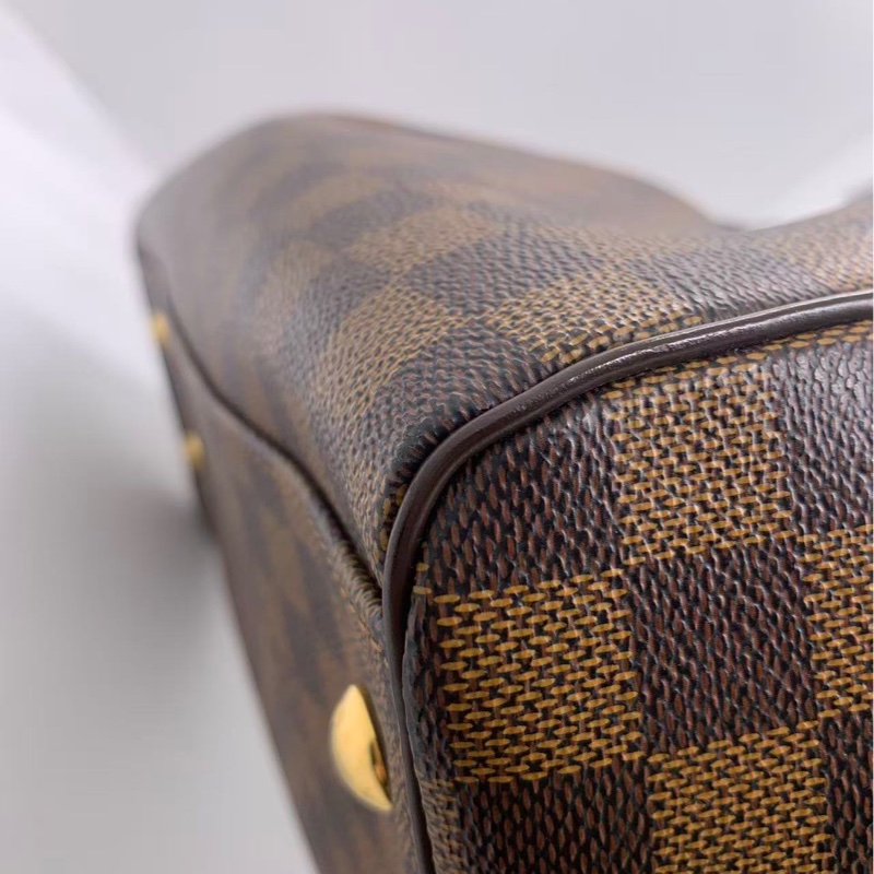 二手LV/路易威登棋盤格Trevi葫蘆包 經典棕色棋盤格配色，包有輕微異味，具體使用痕跡看圖-12