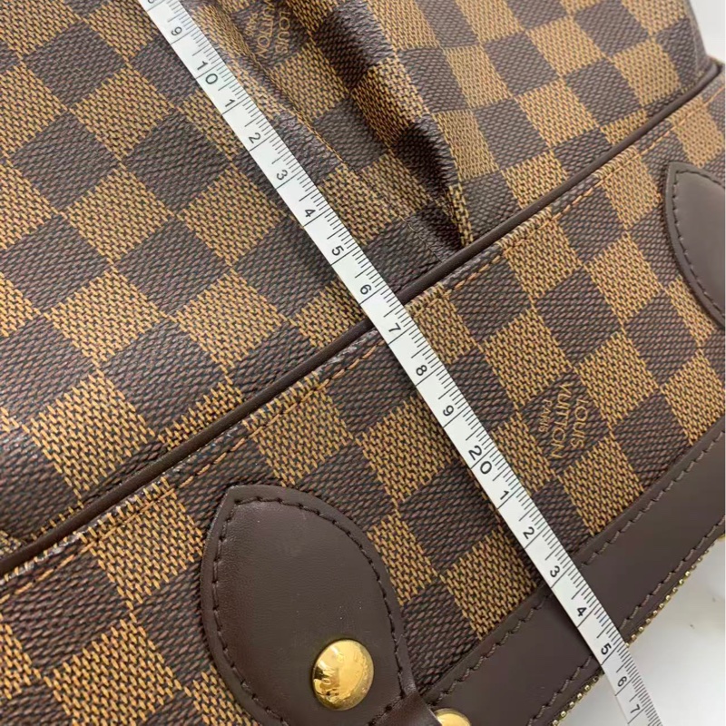 二手LV/路易威登棋盤格Trevi葫蘆包 經典棕色棋盤格配色，包有輕微異味，具體使用痕跡看圖-21