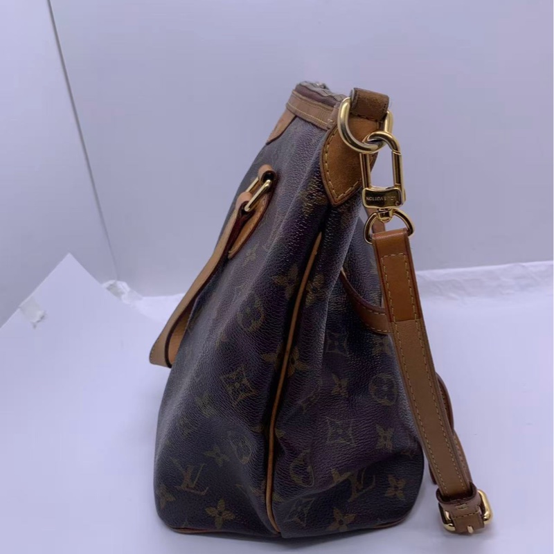 二手lv路易威登派拉蒙 Palermo 小號，配皮發黑變色，具體看細節圖，包有異味-3