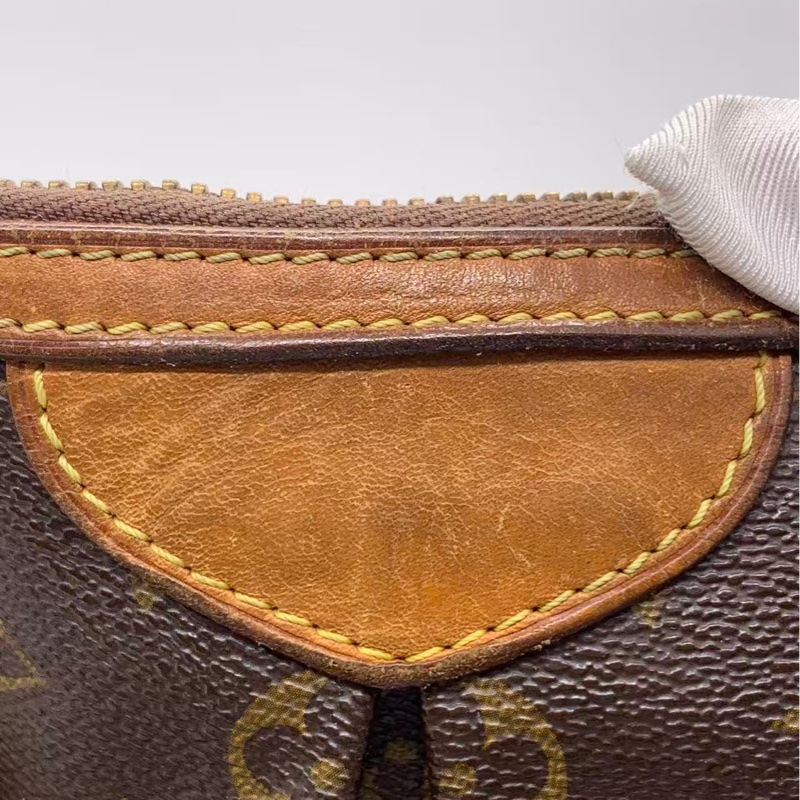 二手lv路易威登派拉蒙 Palermo 小號，配皮發黑變色，具體看細節圖，包有異味-17