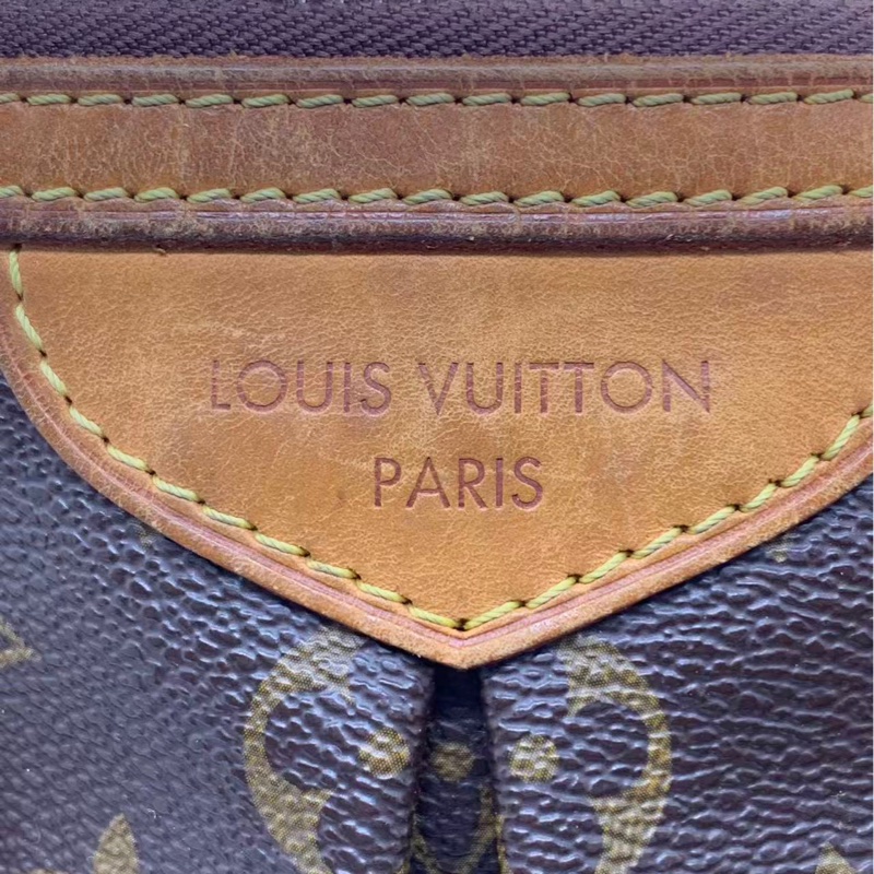 二手lv路易威登派拉蒙 Palermo 小號，配皮發黑變色，具體看細節圖，包有異味-21