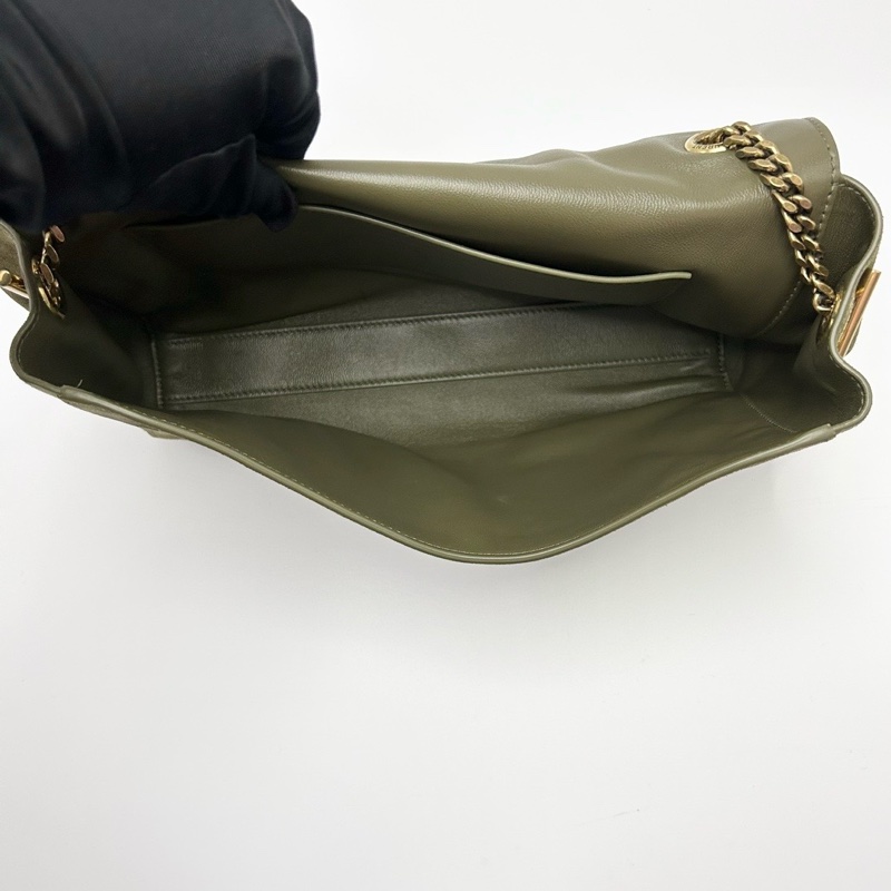 YSL Kate雙面麂皮鏈條包28*20*6.5 98新配件塵袋-2