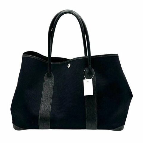 【美收精品】HERMES 黑色garden party □I刻 C-60