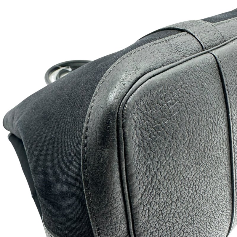 【美收精品】HERMES 黑色garden party □I刻 C-60-8