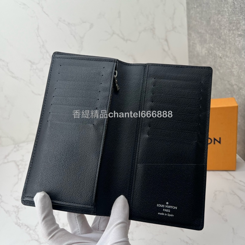 💗香緹國際精品💗 722 LV 水波紋對開長夾 盒裝完整-6