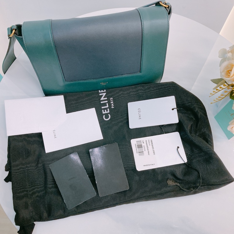 MS0459 CELINE 思琳翻蓋式單肩包包FRAME BAG CALFSKIN-10