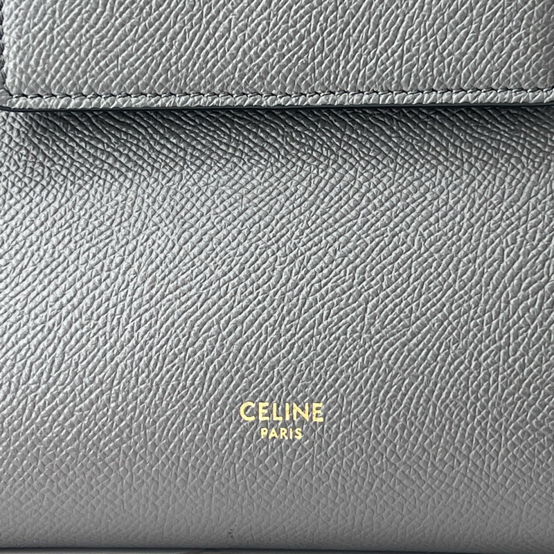 💗香緹國際精品💗 726 Celine 鯰魚包 #深灰色 #灰金-1