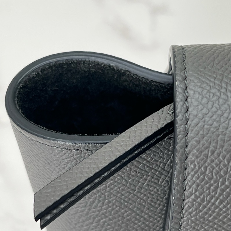 💗香緹國際精品💗 726 Celine 鯰魚包 #深灰色 #灰金-4