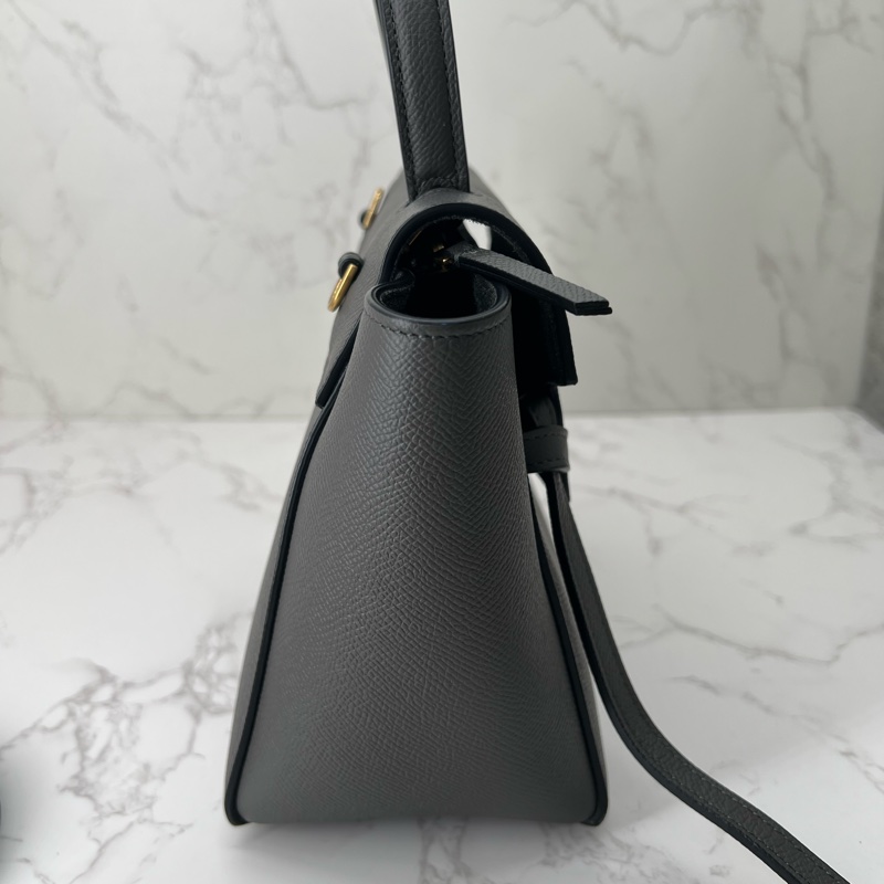 💗香緹國際精品💗 726 Celine 鯰魚包 #深灰色 #灰金-6