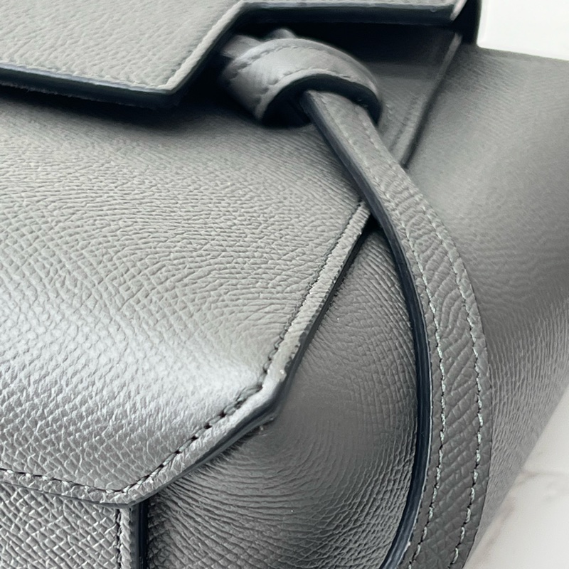 💗香緹國際精品💗 726 Celine 鯰魚包 #深灰色 #灰金-8