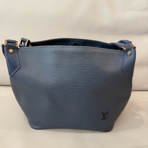 LV 藍色手提/肩背包