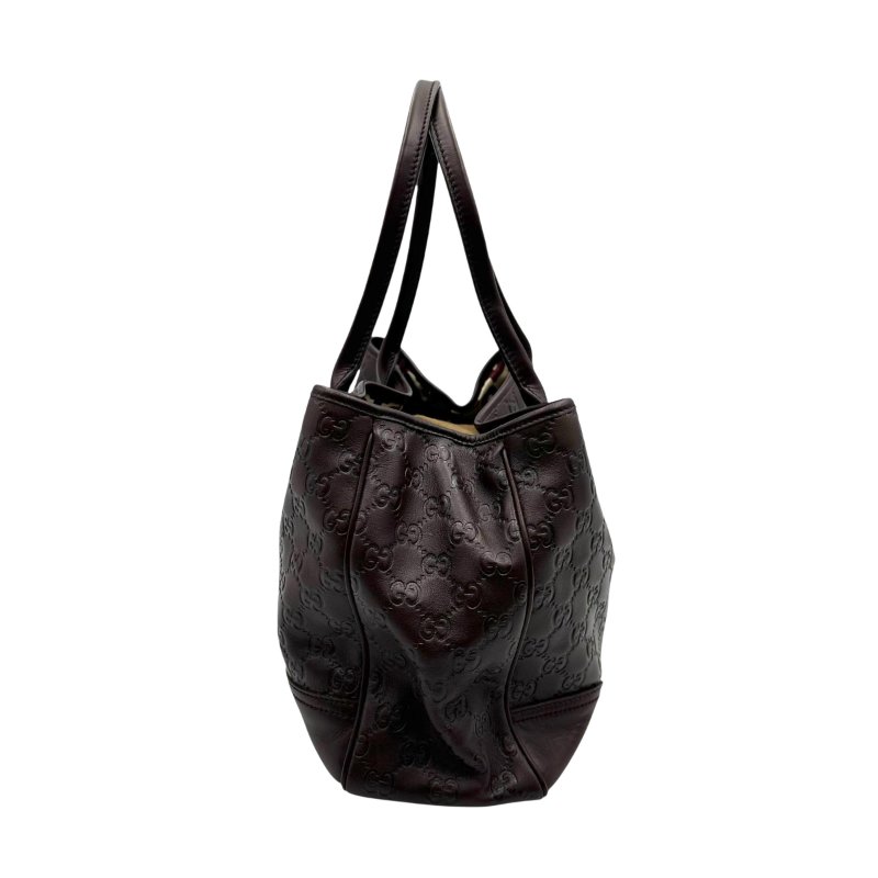 【美收精品】GUCCI 深棕手提包 C-65-2