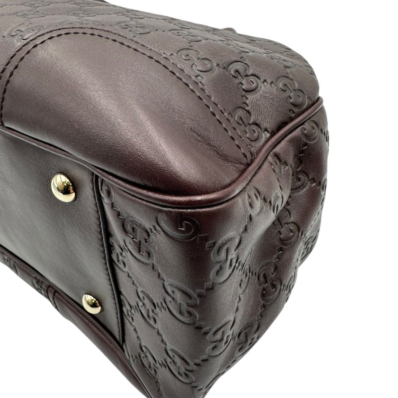 【美收精品】GUCCI 深棕手提包 C-65-7