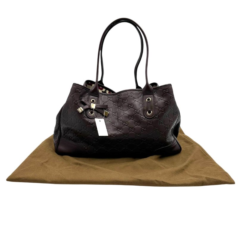【美收精品】GUCCI 深棕手提包 C-65-13