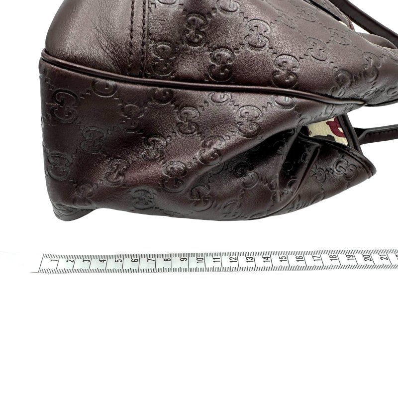 【美收精品】GUCCI 深棕手提包 C-65-16