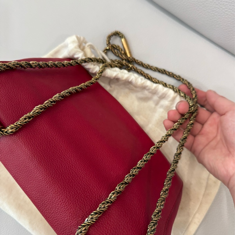 Chloe 桃紅色斜背小包-6