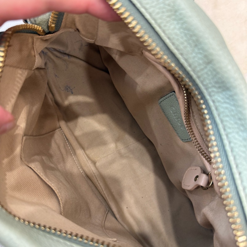 Chloe 藍綠色手提包-11