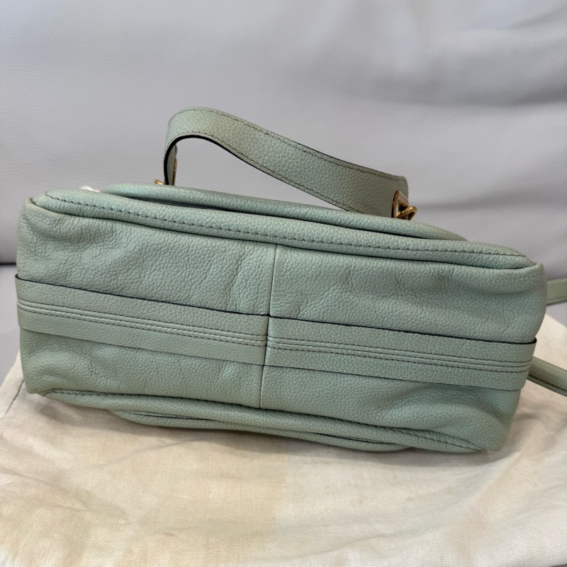 Chloe 藍綠色手提包-13