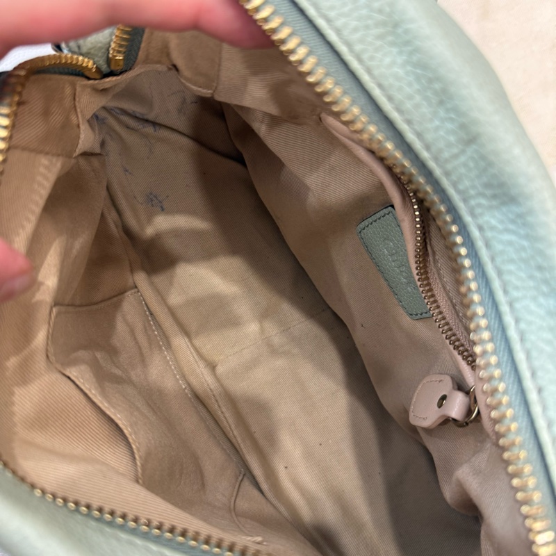 Chloe 藍綠色手提包-15