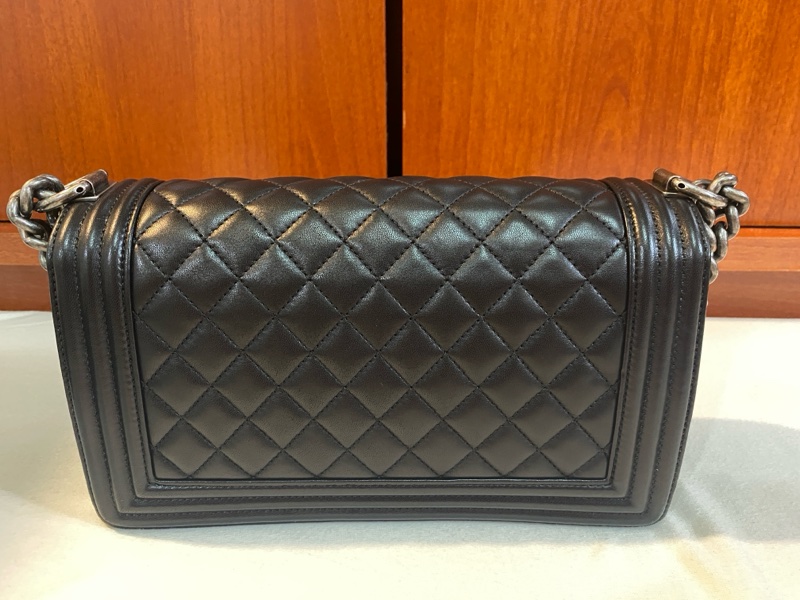 CHANEL BOY25 銀扣-2