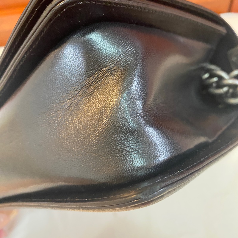 CHANEL BOY25 銀扣-5