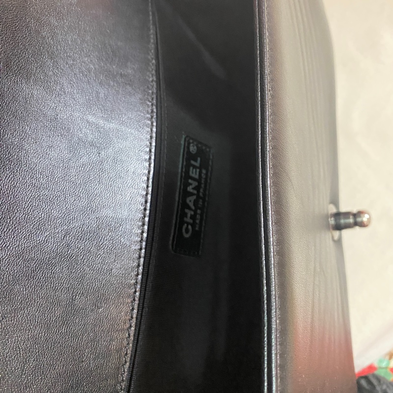 CHANEL BOY25 銀扣-19