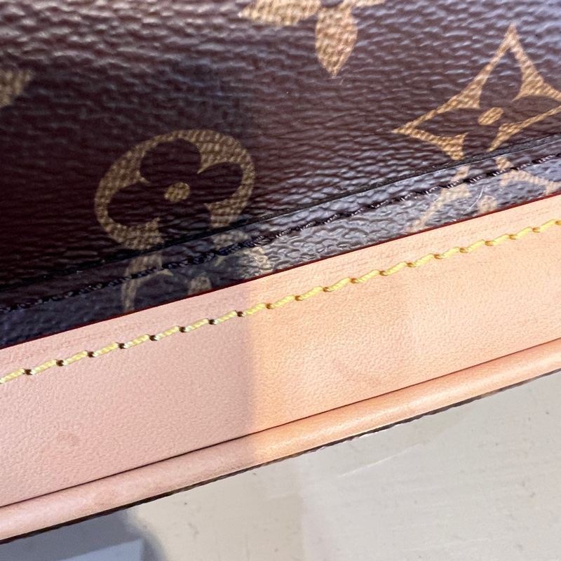 LV 原花Mintsouris Mini金釦下蓋束口手提後背包-17