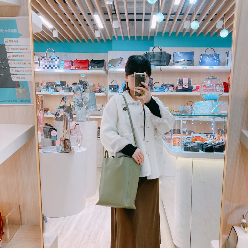 MS0462 CELINE 思琳水桶型兩用包包 VERTICAL CABAS TOTE SMALL GRAINED CALFSKIN-16