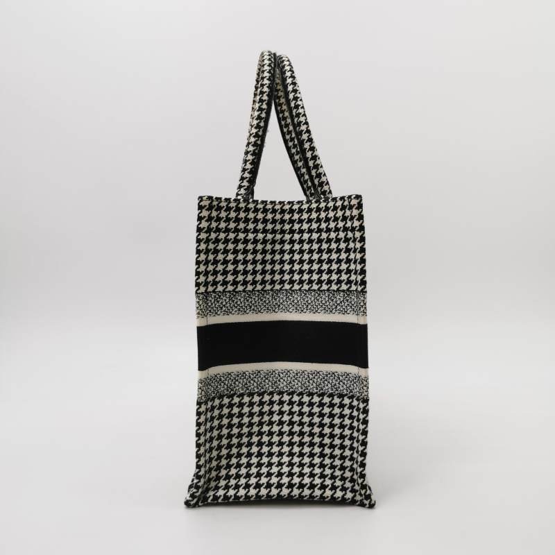 Dior BookTote中號帆布千鳥格手提包-2