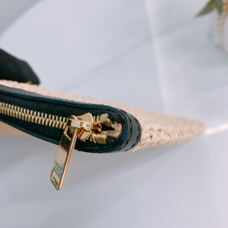 MS0463 CELINE 思琳中號藤籃編織手拿包包CLUTCH 35CM RAFFIA ,CALFSKIN-8