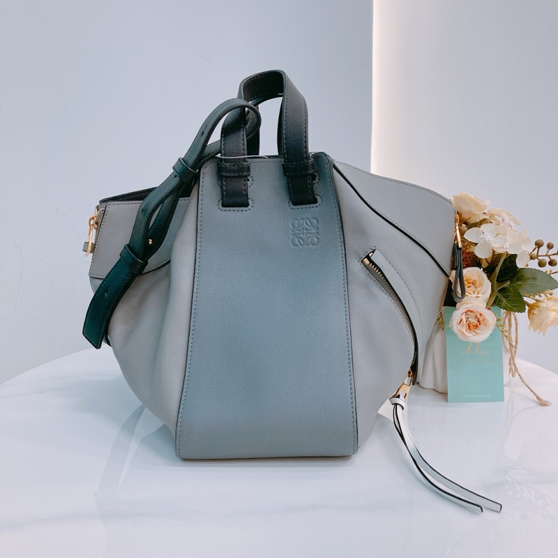 MS0464 LOEWE 羅威小號兩用拉鍊式包包HAMMOCK SMALL CALFSKIN-0