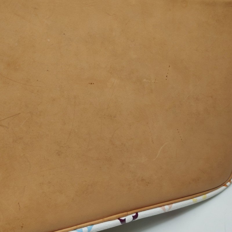 Louis Vuitton(LV)NOE植鞣革白三彩抽繩單肩包-18