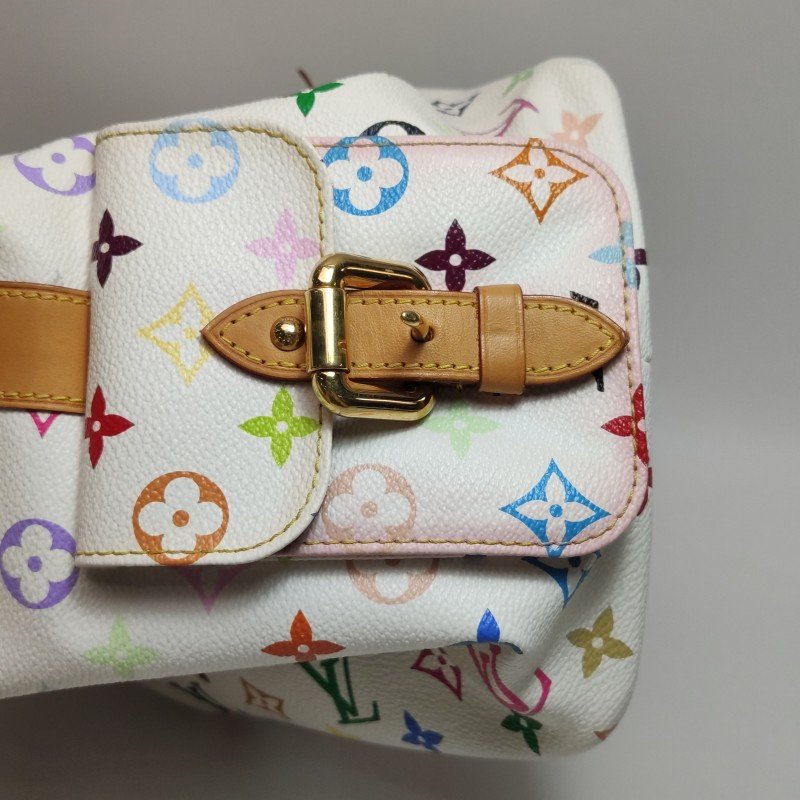 Louis Vuitton(LV)NOE植鞣革白三彩抽繩單肩包-23