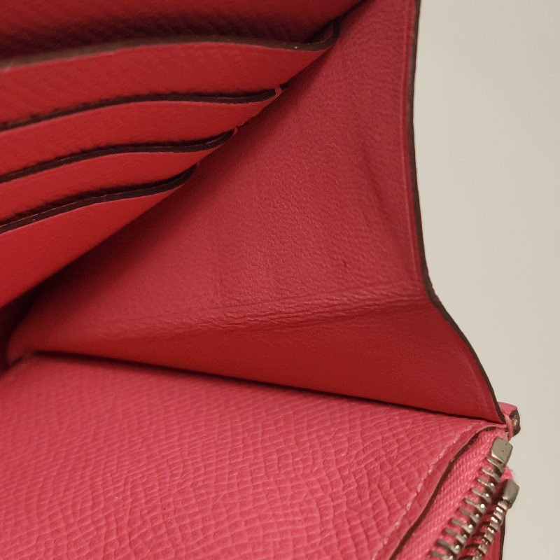 Hermes Kelly凱莉包大號旋扣手拿包Epsom牛皮銀扣8W新唇膏粉X刻-14